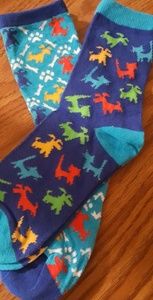 Dog Socks and Dogs & Cats socks- 2 pairs